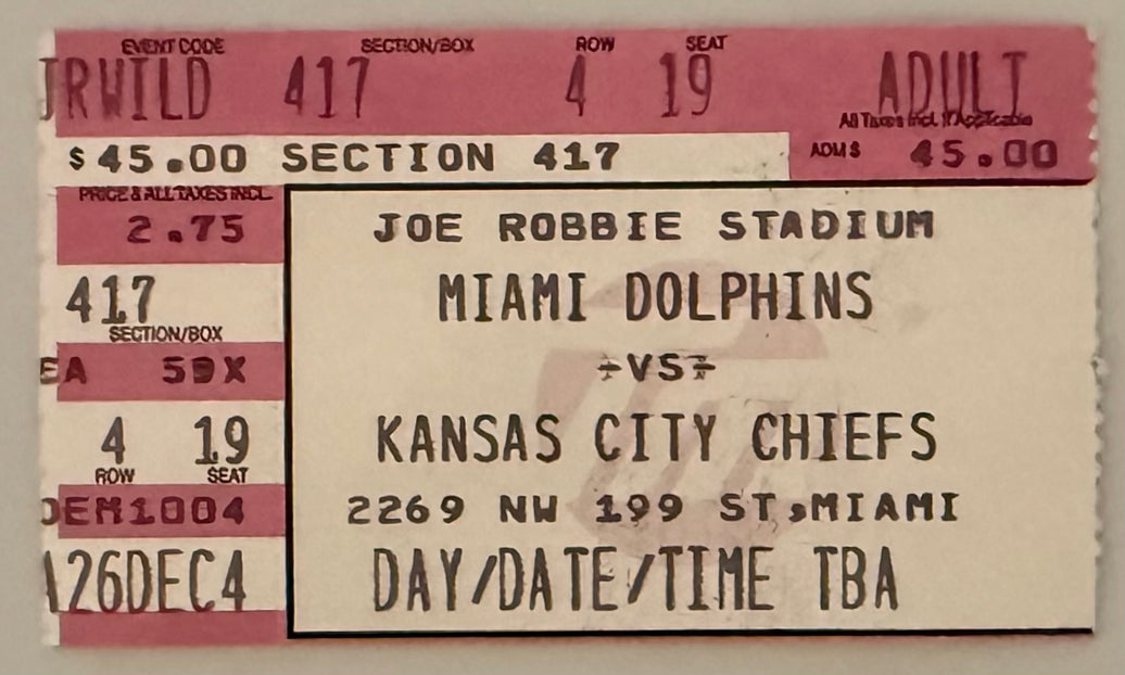 December 31, 1994, Joe Montana Final Game