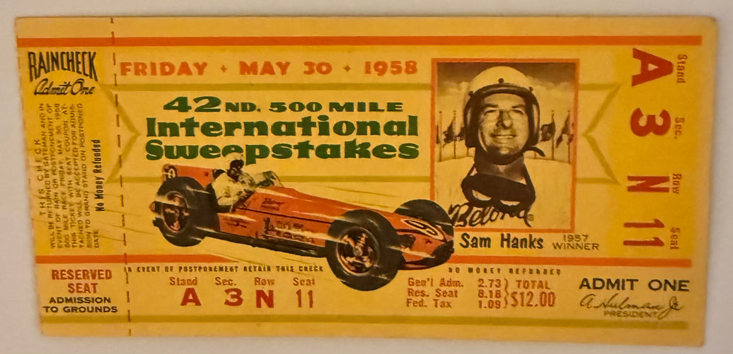 May 30, 1958, 42nd Indianapolis 500