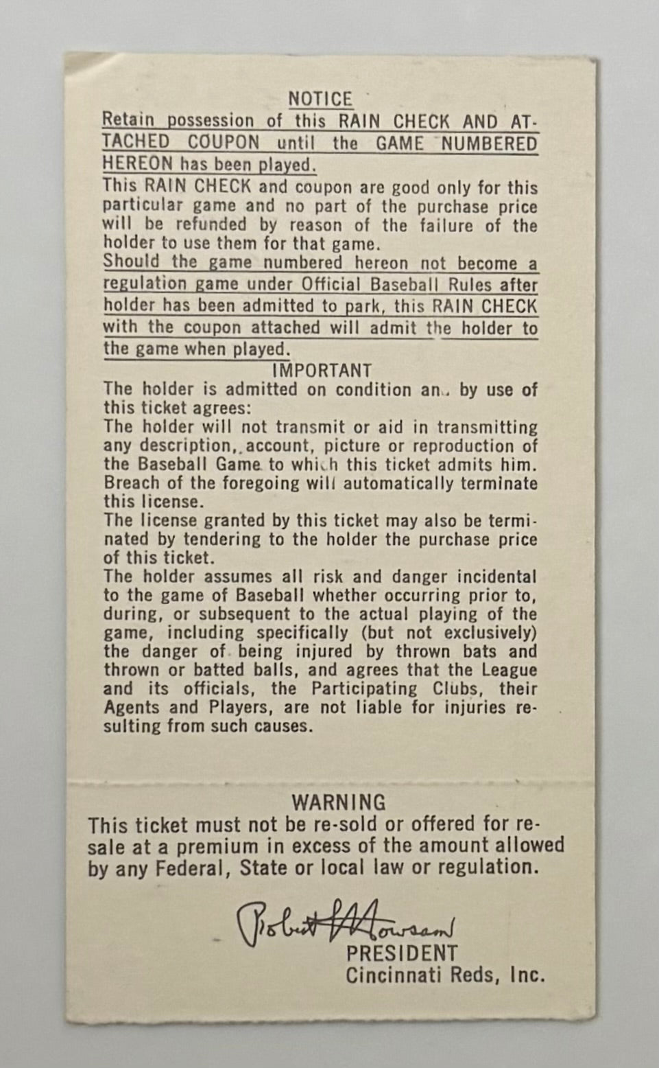 1973 NLCS Game Two, Reds versus Mets, Riverfront Stadium