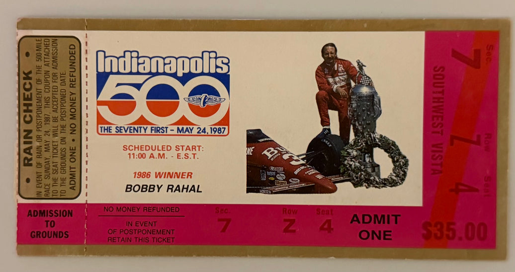 May 24, 1987, 71st Indianapolis 500