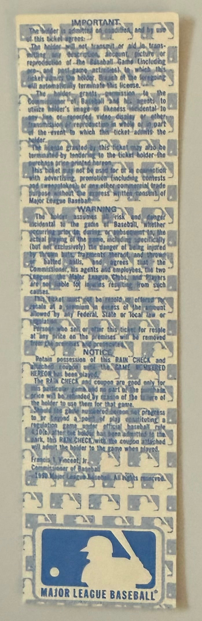 1990 NLCS Game One, Cincinnati vs Pittsburgh, Unknown Autograph