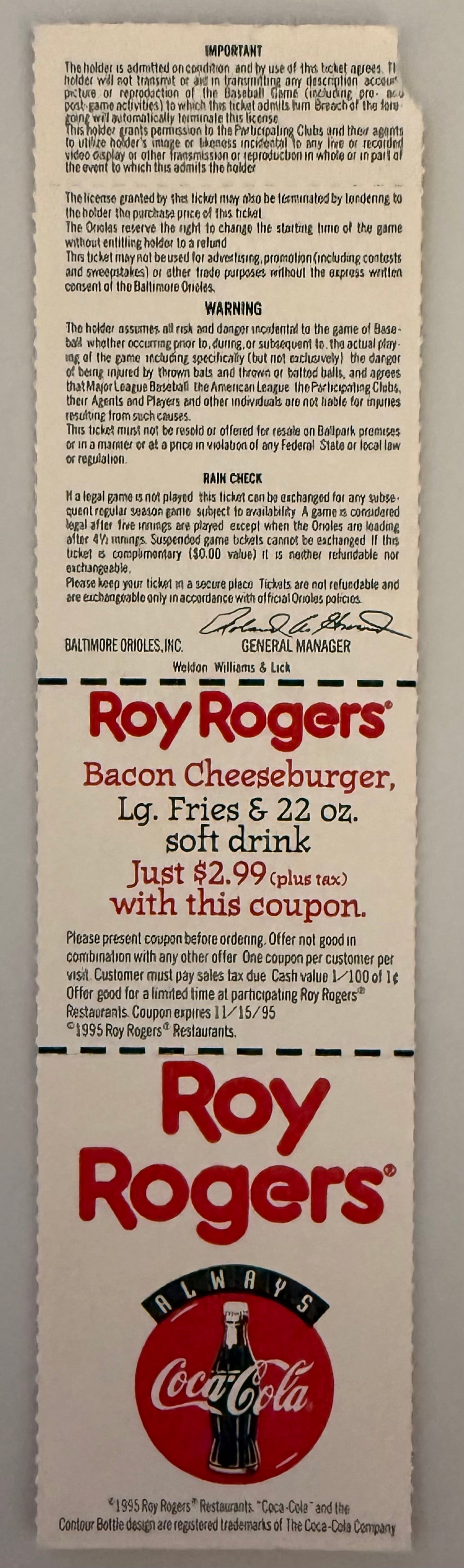 10/1/1995 Last Game for Sparky Anderson as Manager