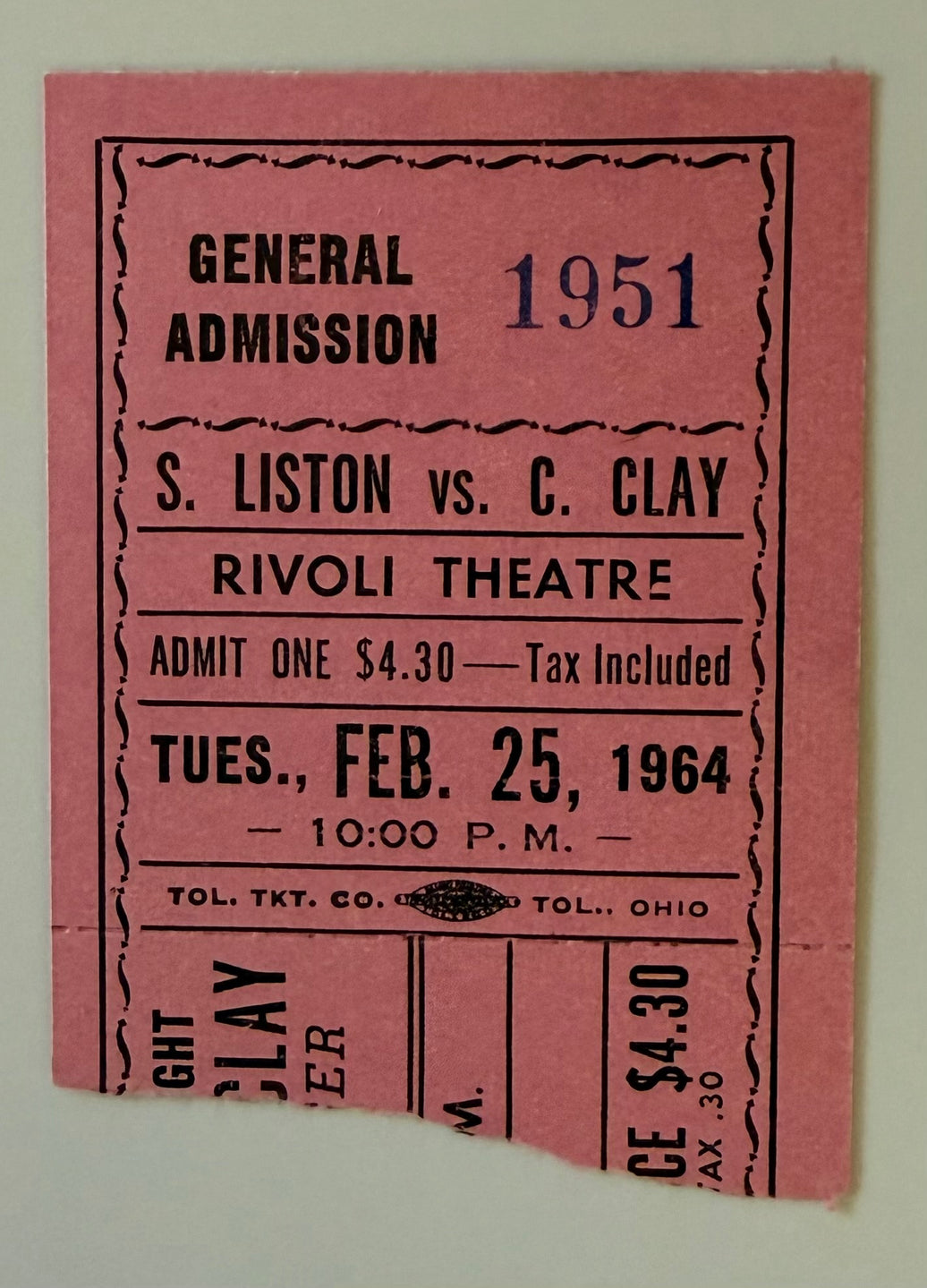 1964 CCTV Sunny Liston versus Cassius Clay, Rivoli Theatre, February 25, 1964