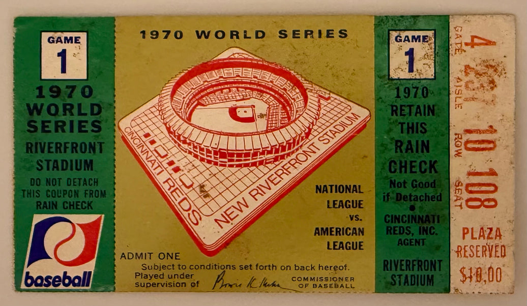 1970 World Series Game 1, Reds versus Orioles, Condition