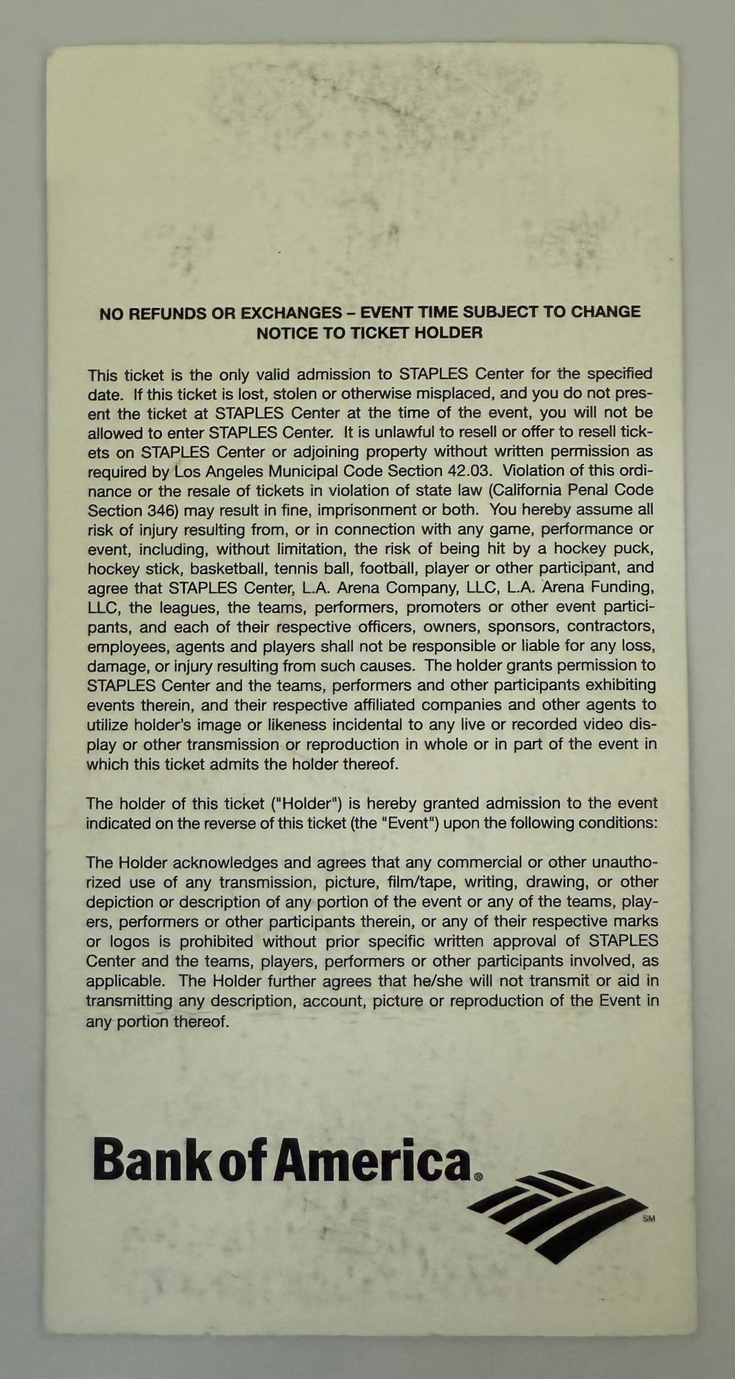 2001 Madonna, Luxury Suites at Staples Center, 9/14/2001