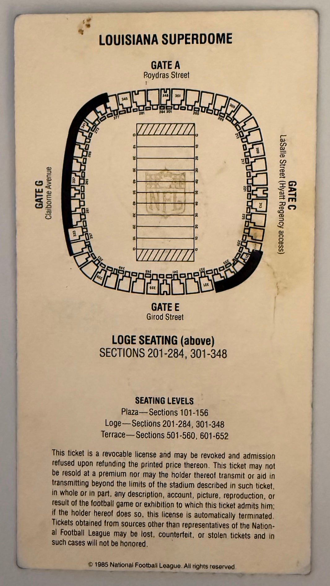 January 26, 1986, Super Bowl XX, Bears versus Patriots (C)