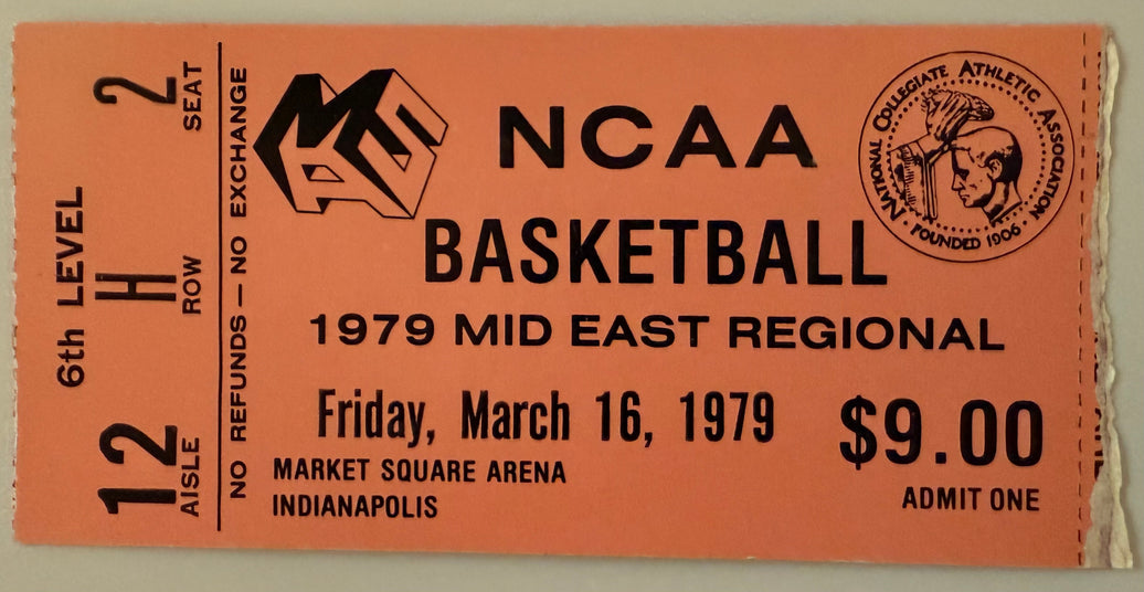 March 16, 1979, NCAA Basketball, Mideast Regional -Sweet 16, Magic Johnson