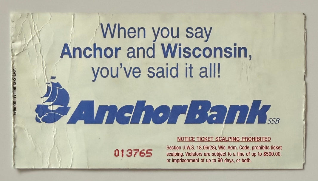 October 7, 2000, Ohio State at Wisconsin, Crease