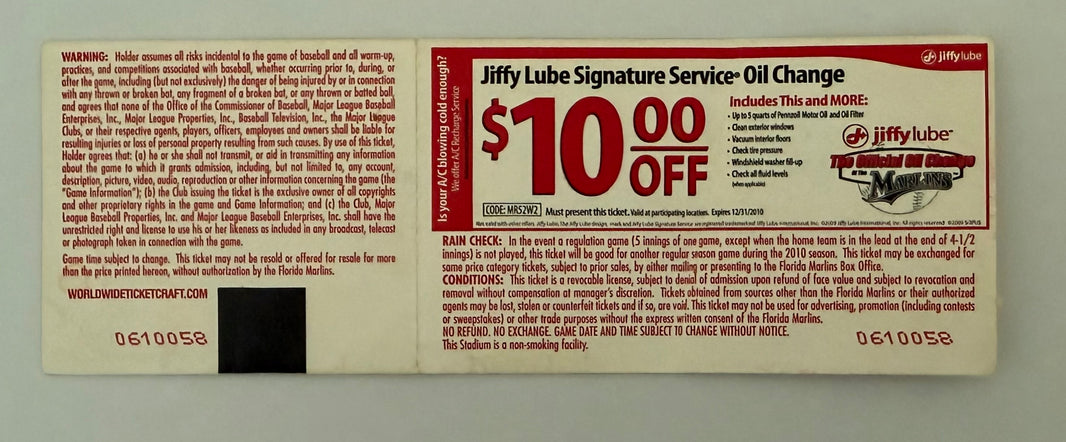 2010 Florida Marlins versus Philadelphia Phillies, Roy Halladay Pitches Perfect Game May 29, 2010, Crease