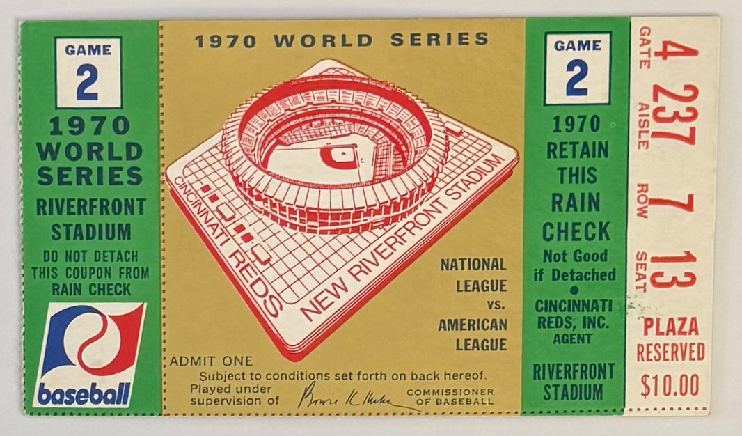 1970 World Series Game 2, Cincinnati Reds versus Baltimore Orioles