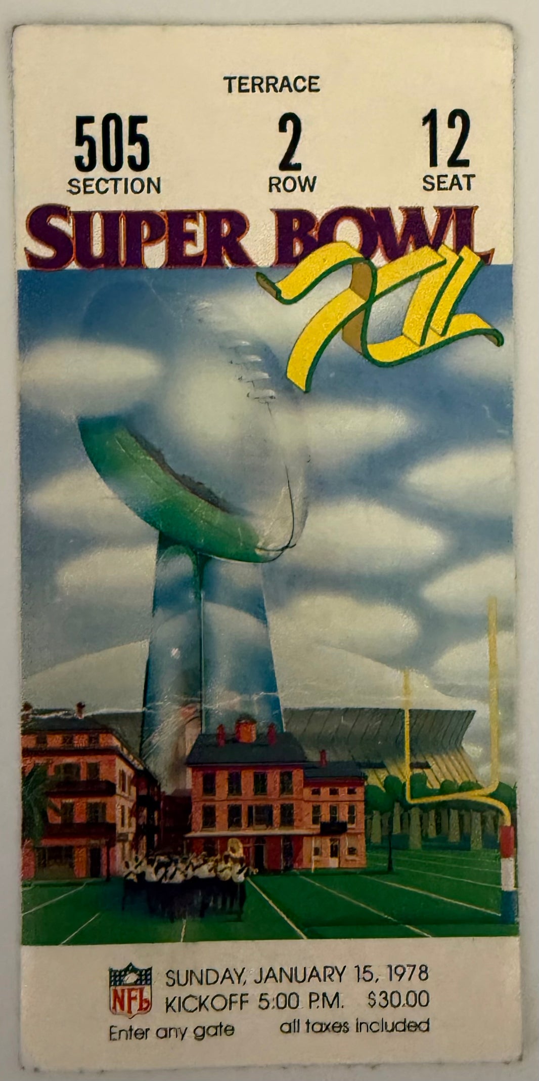 January 15, 1978, Super Bowl XII (1978), Denver versus Dallas