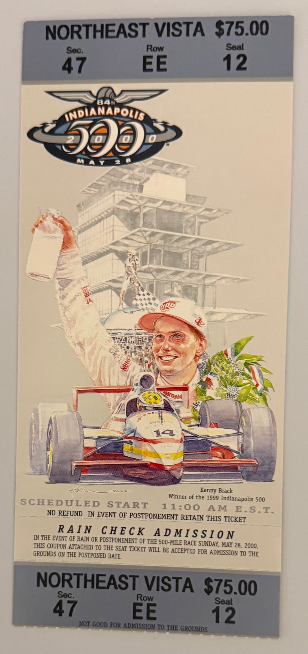 May 28, 2000, 84th Indianapolis 500