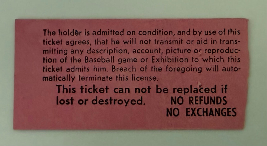 1970 Final Game at Crosley Field, June 24, 1970