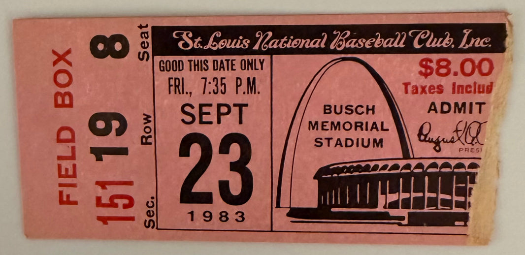 September 23, 1983, Steve Carlton Win 300