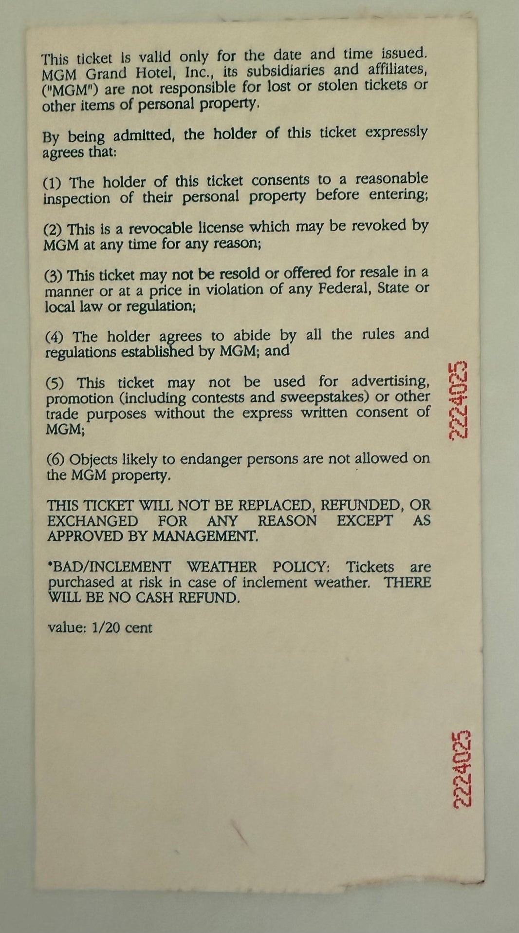 1995 David Lee Roth at the Hollywood Theatre, December 29, 1995