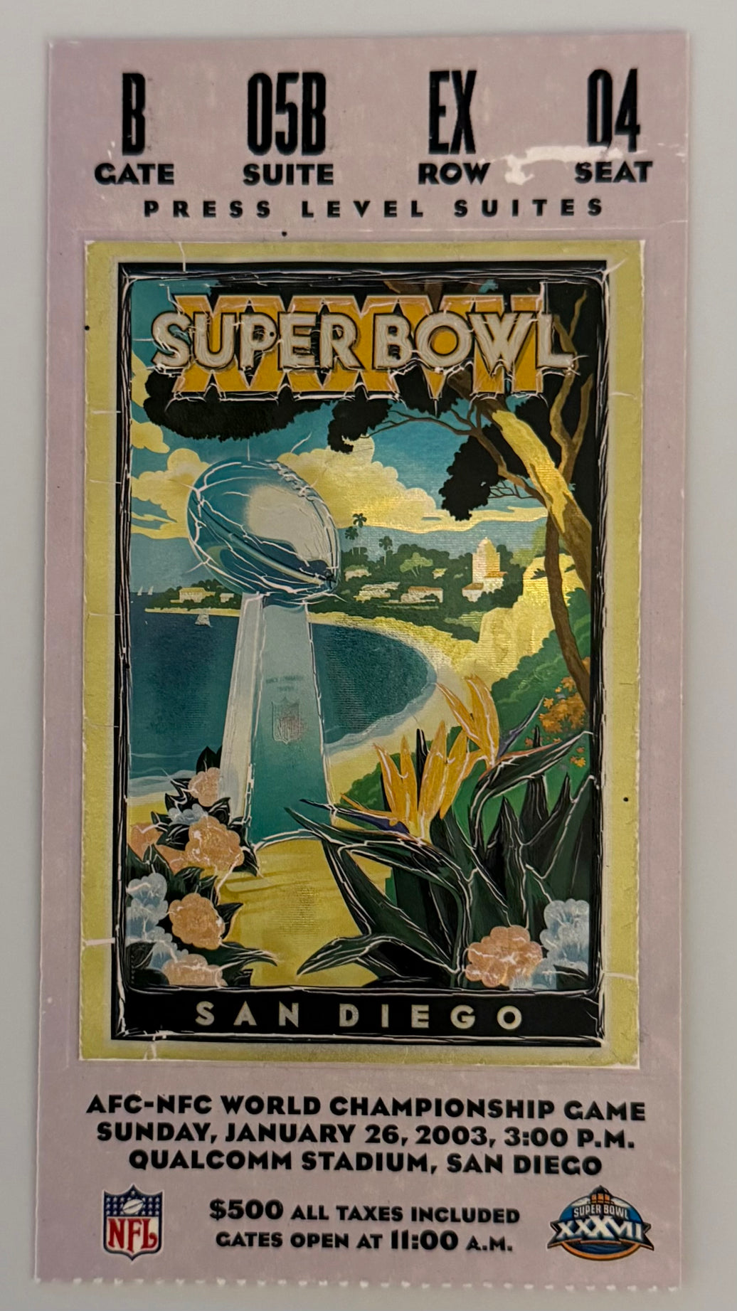 1/26/03 Super Bowl XXXVII, Tampa Bay Buccaneers Beat Oakland