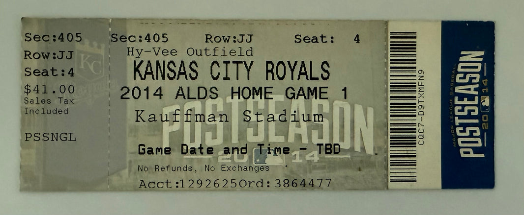 2014 Kansas City versus Baltimore American League Division Series at Kaufman Stadium