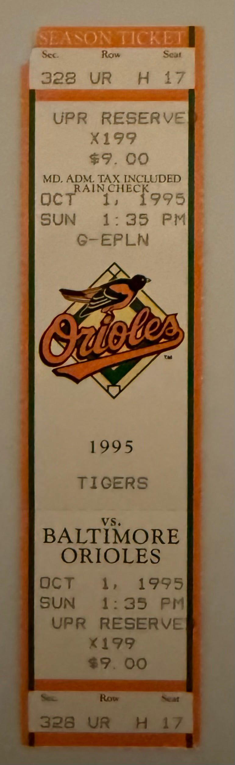 1995 Last Game for Sparky Anderson as Manager, October 1, 1995