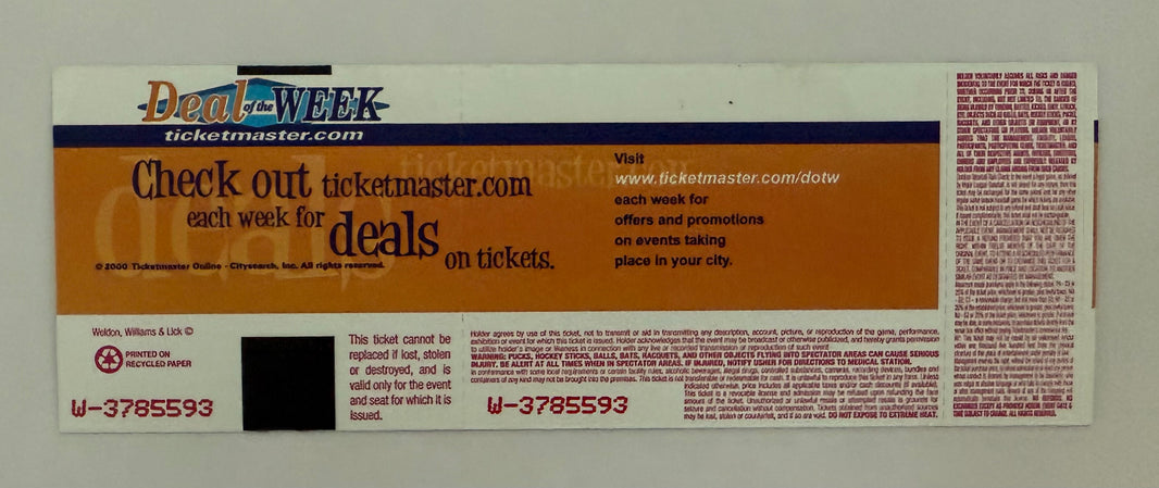 2001 Crosby, Stills and Nash at the Fillmore Auditorium, 9/11/2001