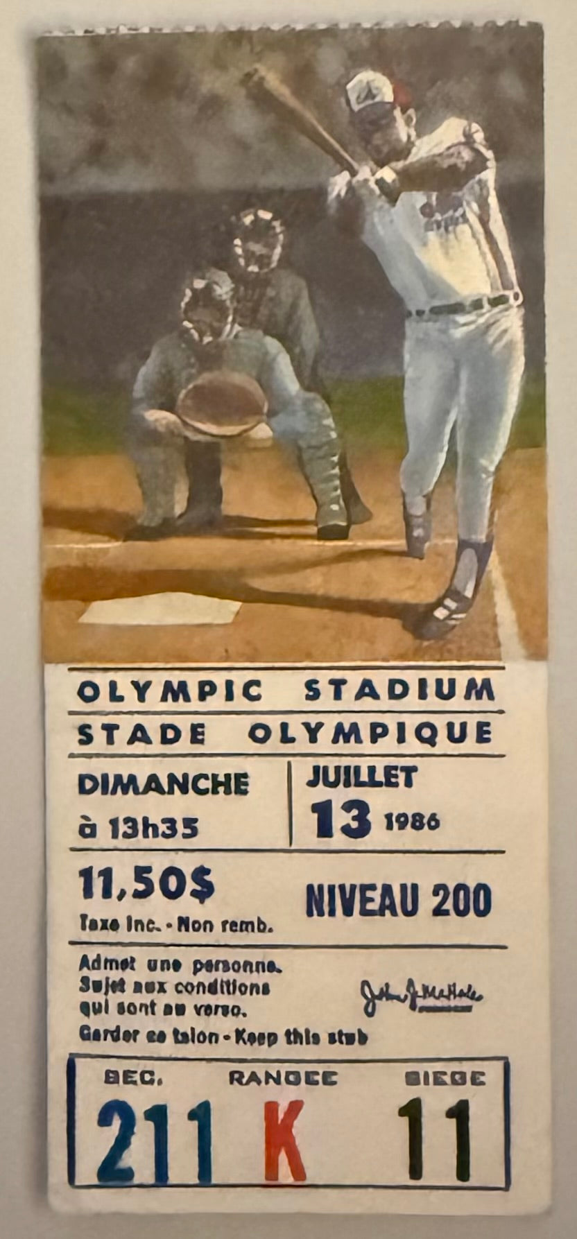 July 13, 1986, Pete Rose Last Game Played in Montreal