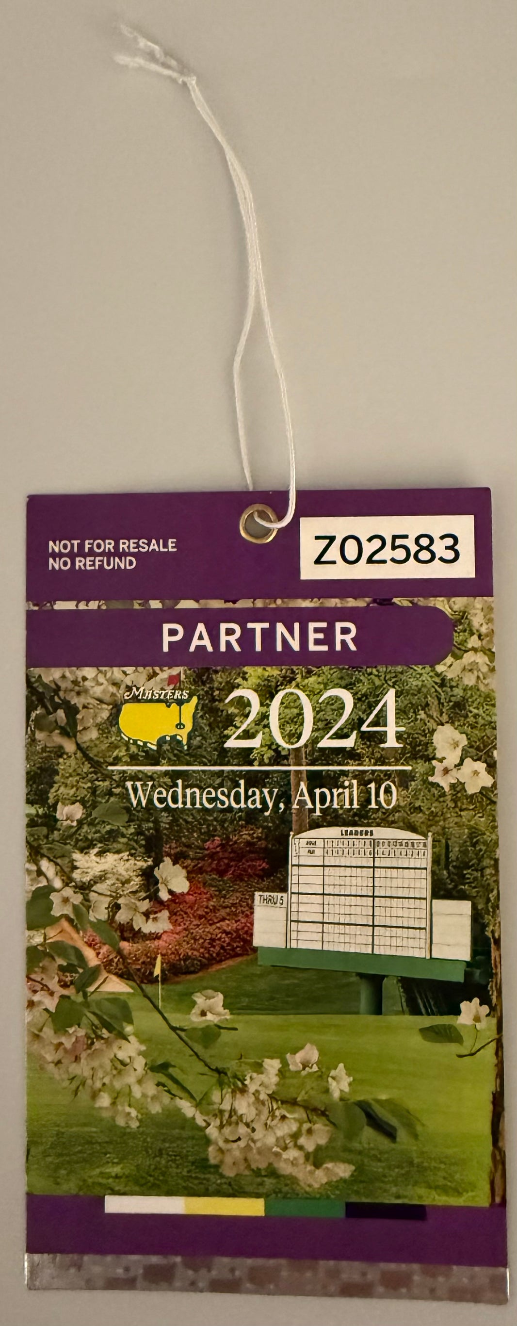 2024 Masters Badge, Partner Level