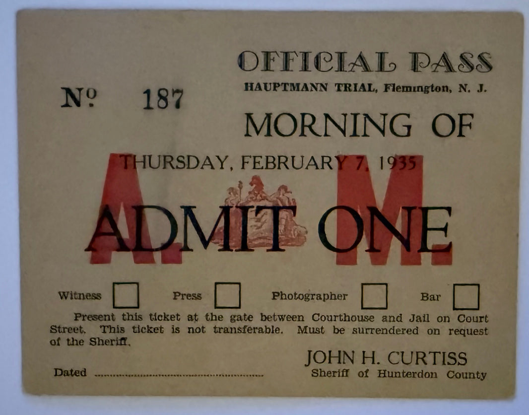 February 7, 1935, AM, LIndberg Kidnapping, Trial of Bruno Hauptmann, NFS