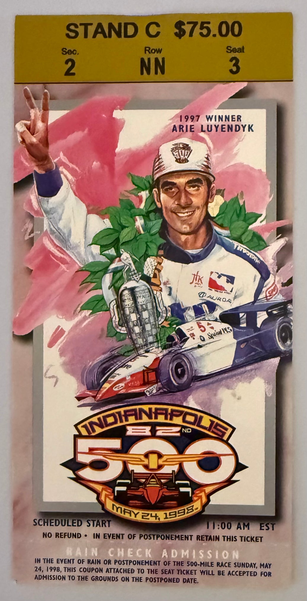 May 24, 1998, 82nd Indianapolis 500