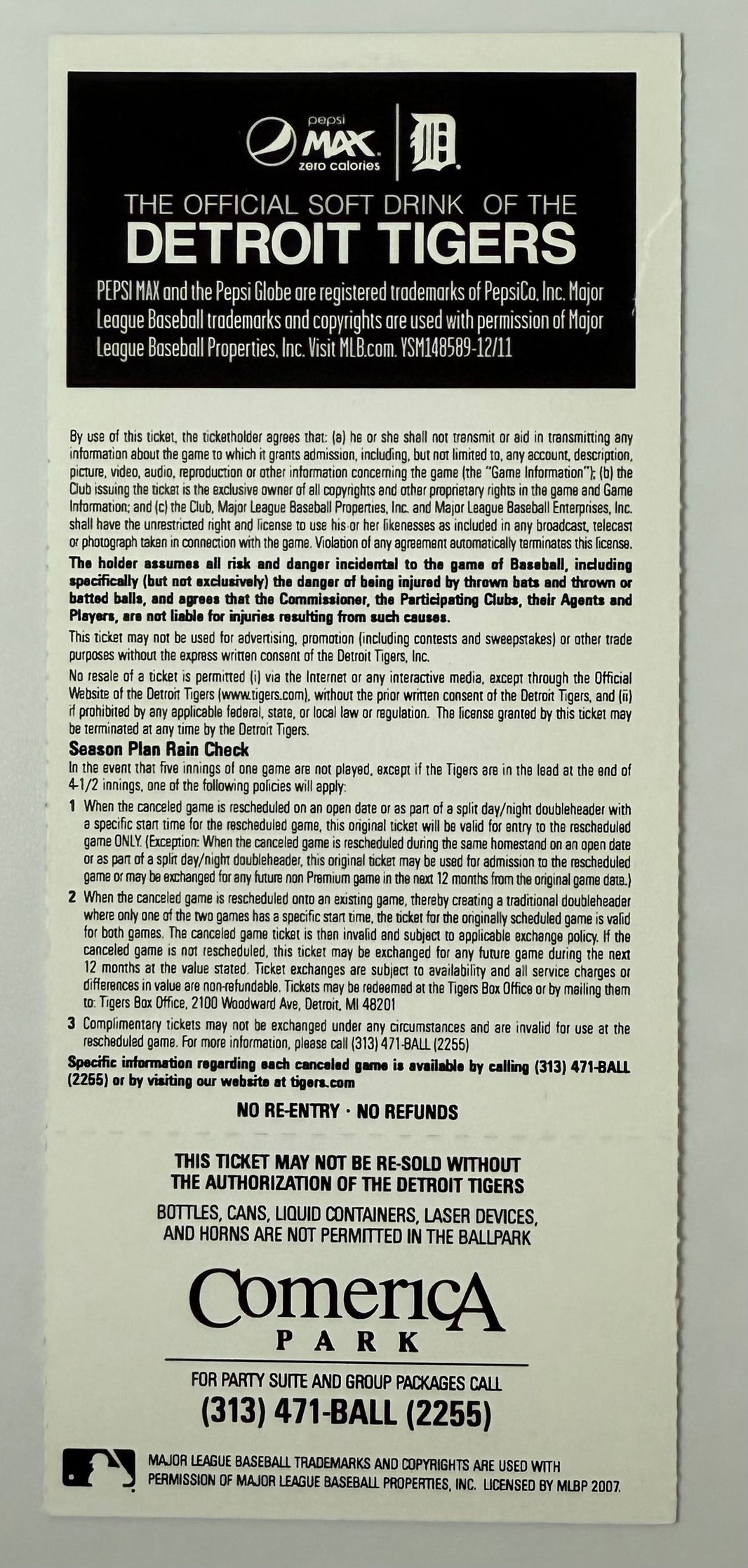 April 5, 2012, Detroit Tigers Opening Day versus Boston Red Sox