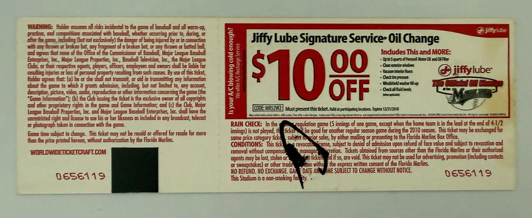 2010 Florida Marlins versus Philadelphia Phillies, Roy Halladay Pitches Perfect Game May 29, 2010, Mark