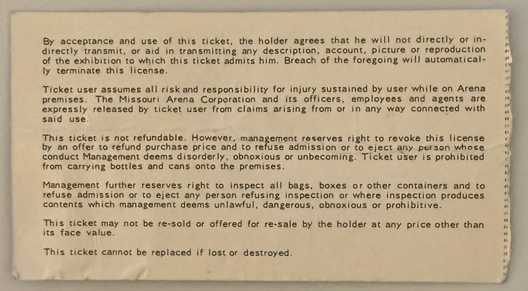 March 26, 1973, NCAA Final Four Championship, UCLA Versus Memphis State, Crease/Condition
