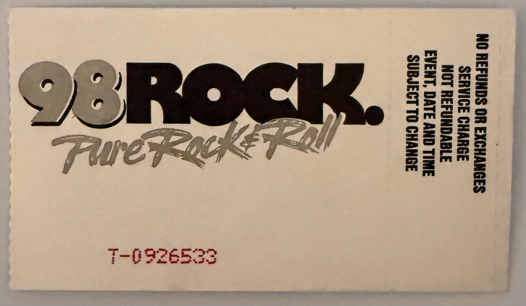 May 19, 1991, Chicago, Florida Suncoast Dome