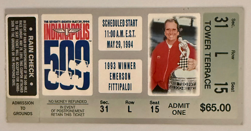 May 29, 1994, 78th Indianapolis 500