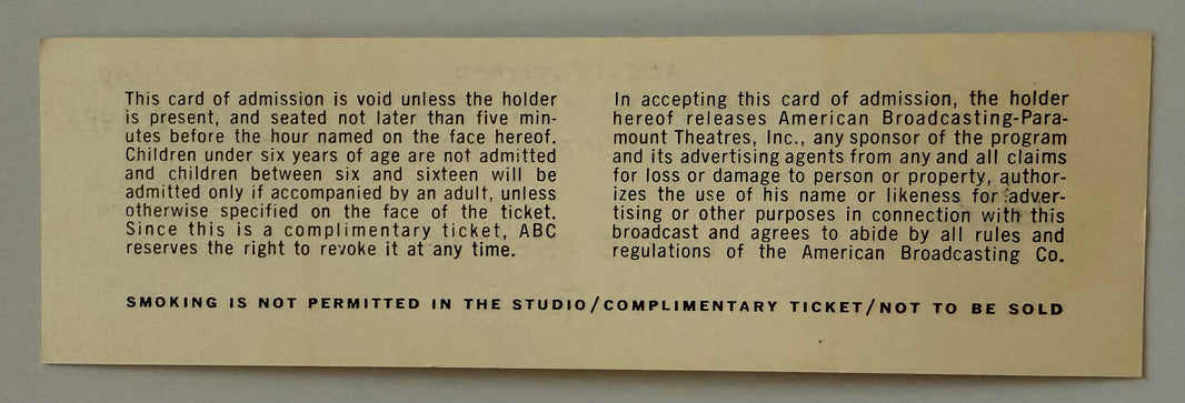 10/6/61 TV Show, Who Do You Trust Starring Johnny Carson