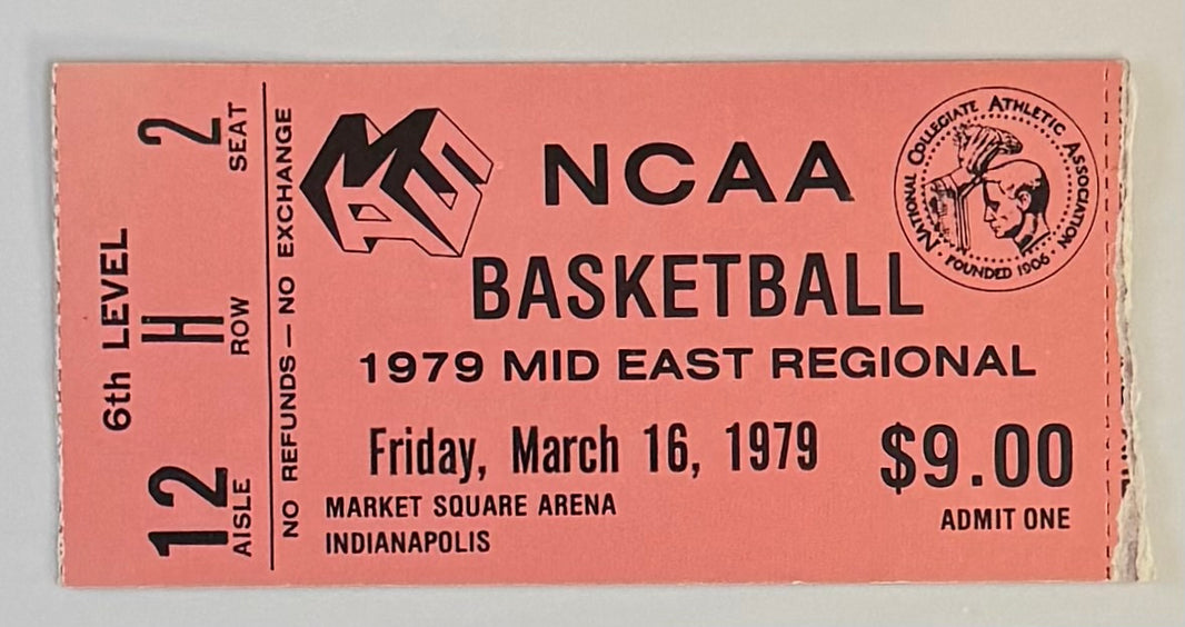March 18, 1979, NCAA Basketball Mideast Regional - Sweet 16 - Magic Johnson