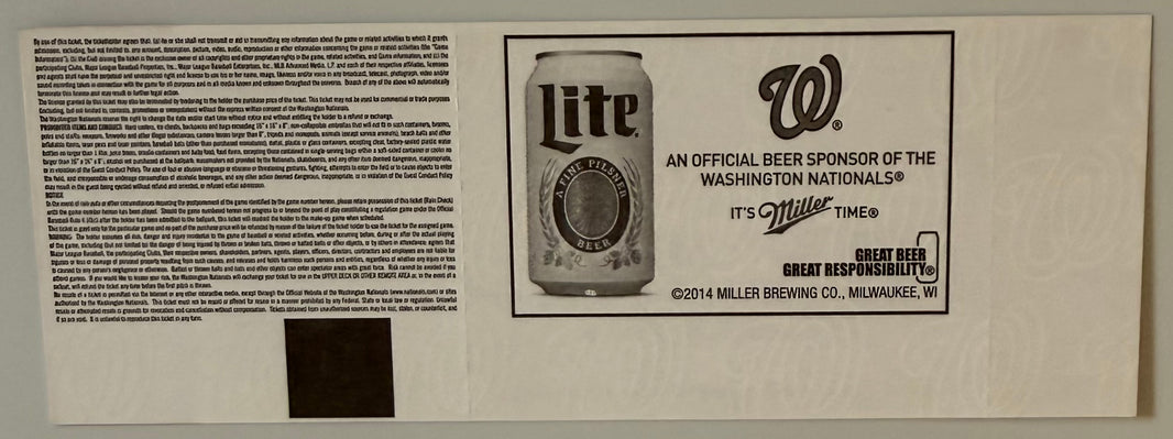 June 20, 2015, Max Scherzer No Hitter