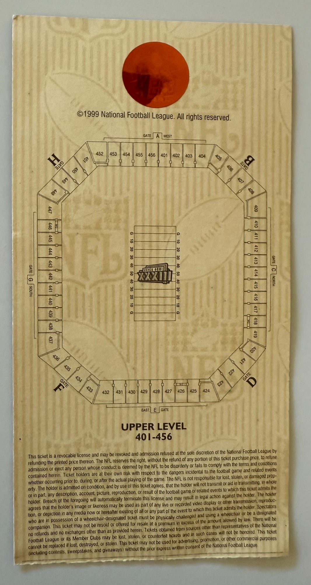 1/31/1999 Super Bowl XXXIII, John Elway Final Game
