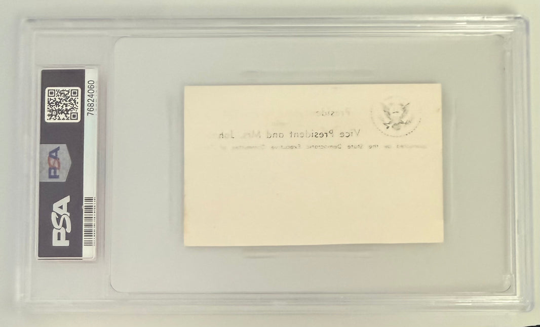 November 22, 1963, Press Pass - Welcome Dinner - Cancelled After JFK Assassination