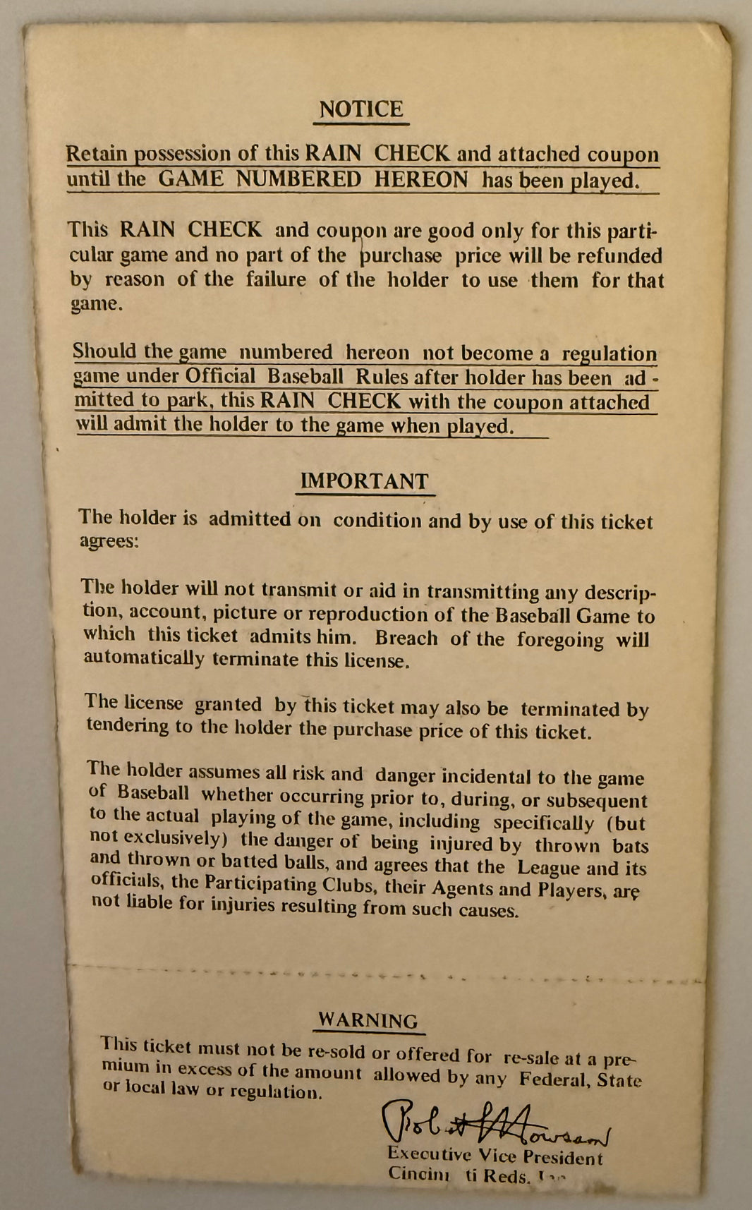 1970 Championship Series Game Three - Cincinnati Reds