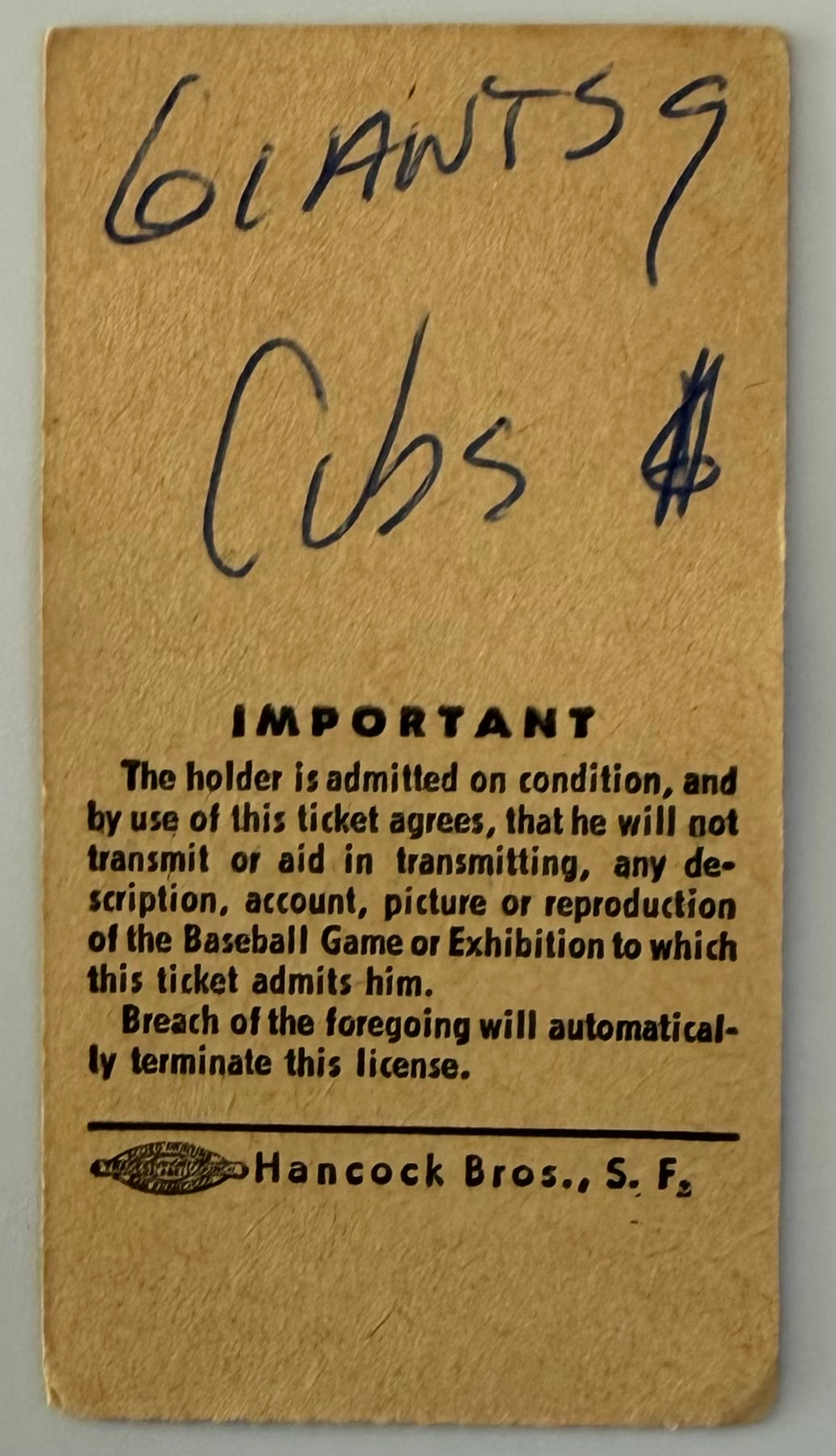 1966 San Francisco Giants, Opening Day, Willie Mays Home Run Number 506, Juan Marichal Win Number 106, MK on Back