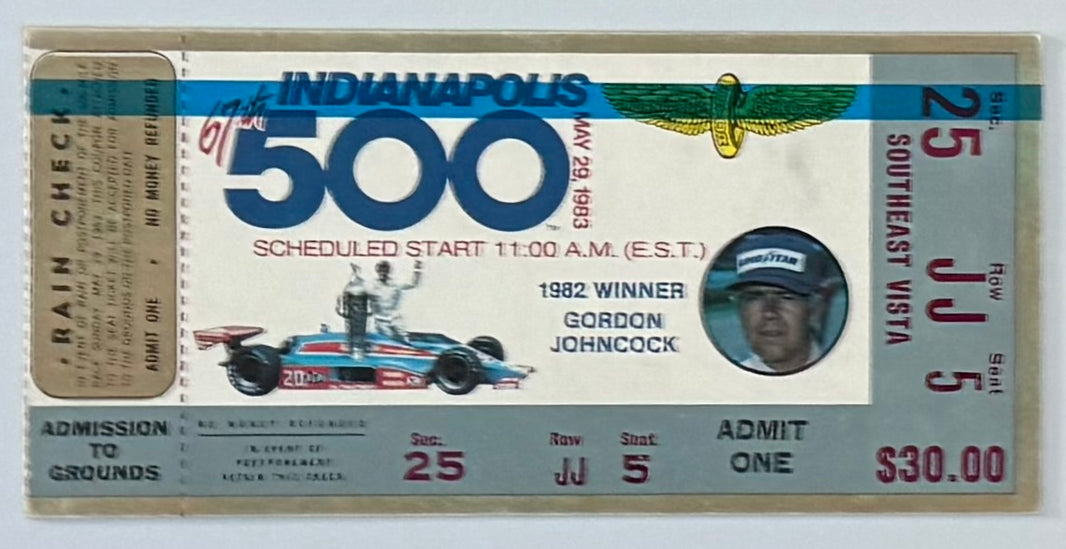 May 29, 1983, 67th Indianapolis 500