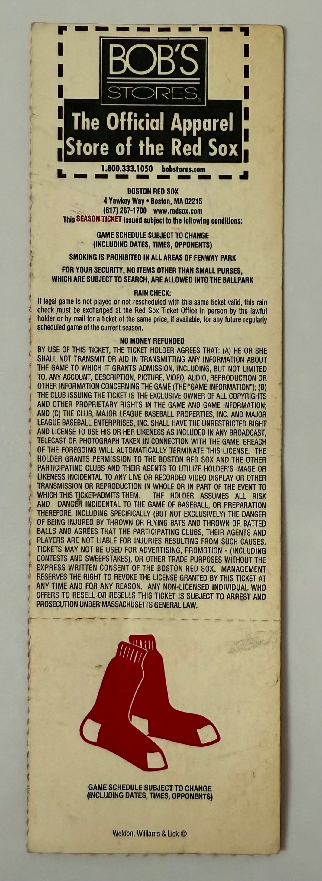 April 9, 2004, Red Sox Home Opener at Fenway Park
