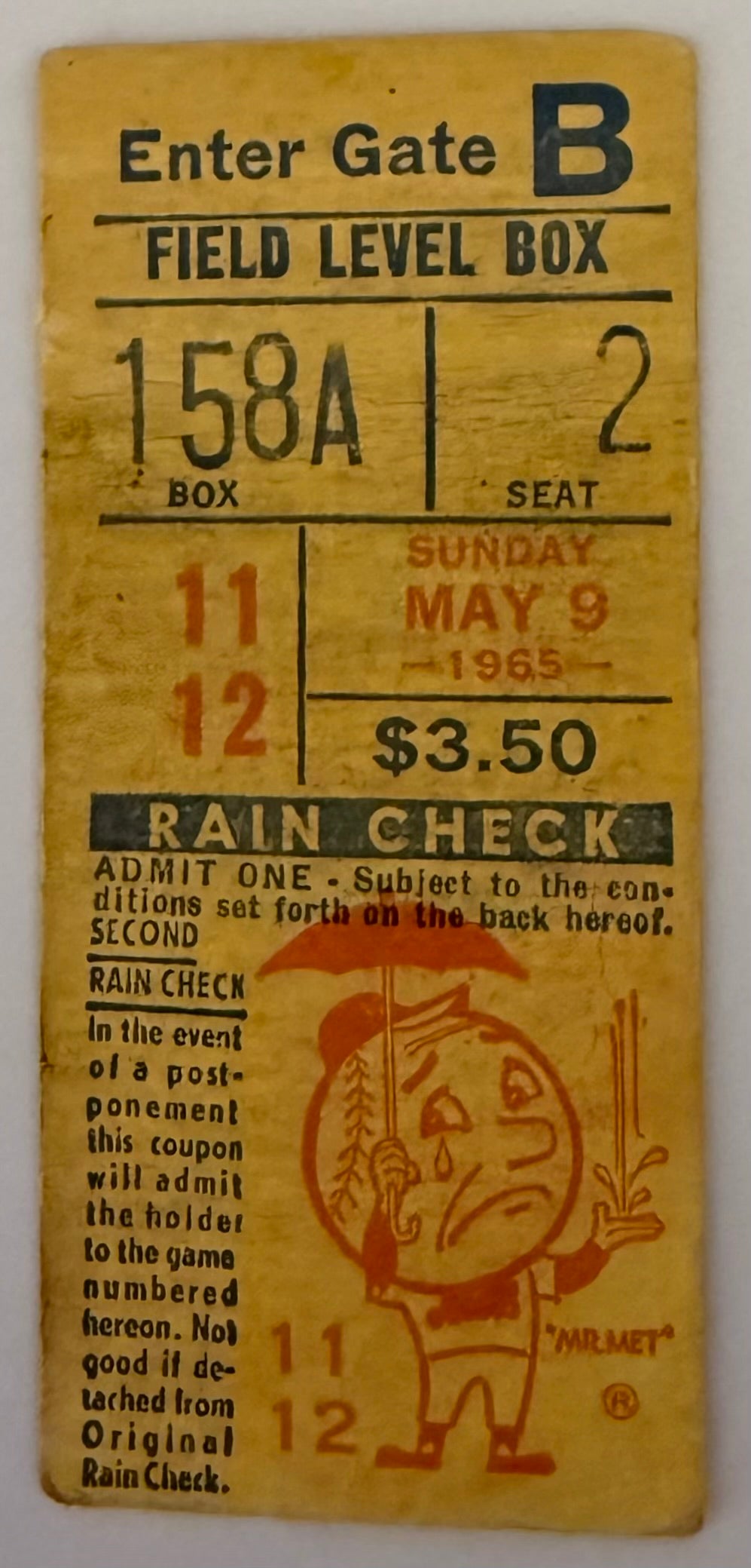 May 9, 1965, Yogi Berra Final Game