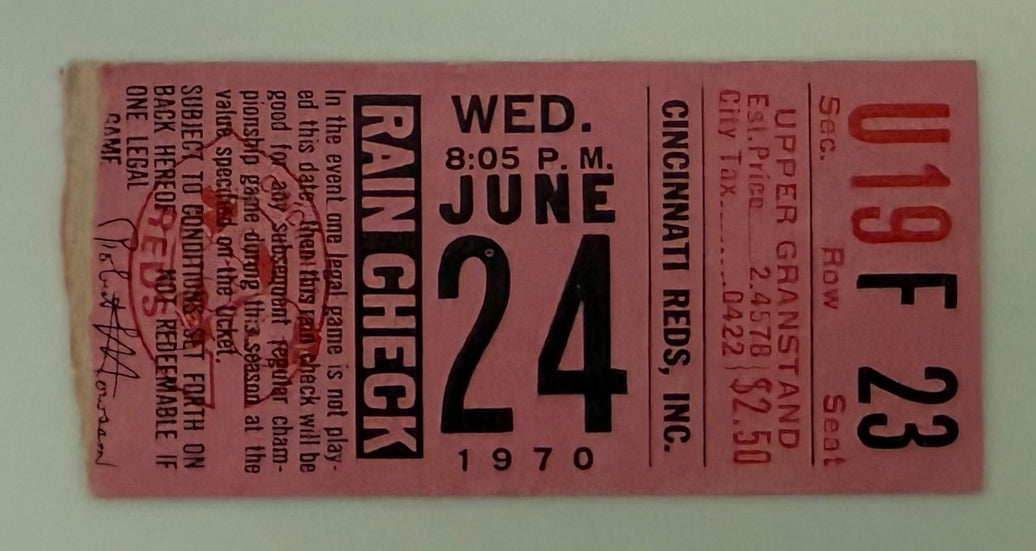 1970 Final Game at Crosley Field, June 24, 1970