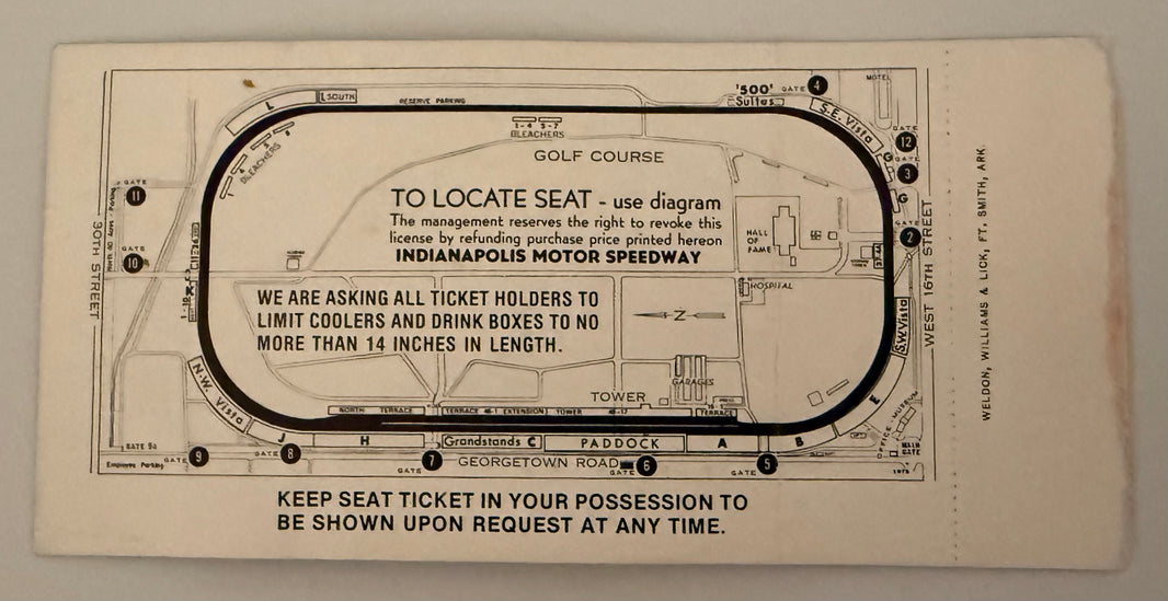5/25/80 64th Indianapolis 500