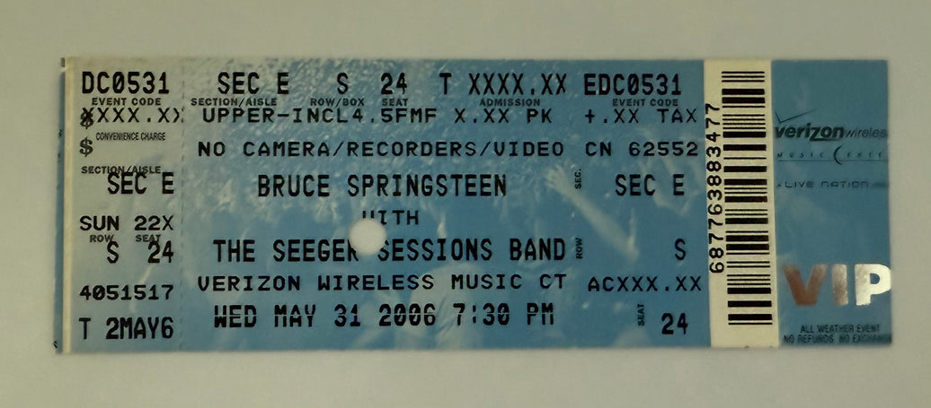 2006 Bruce Springsteen with the Seger Sessions Band at Verizon Wireless Music Center, May 31, 2006