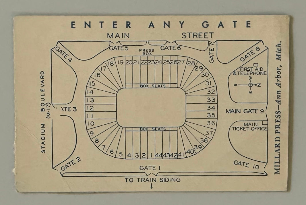 1963 Michigan versus Ohio State, Kennedy Assassination Weekend, 11/23/63, Game Played 11/30/63