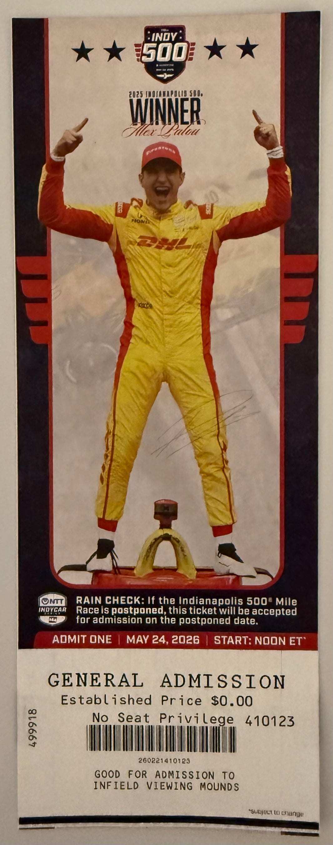 May 24, 2026, Indianapolis 500 - Infield