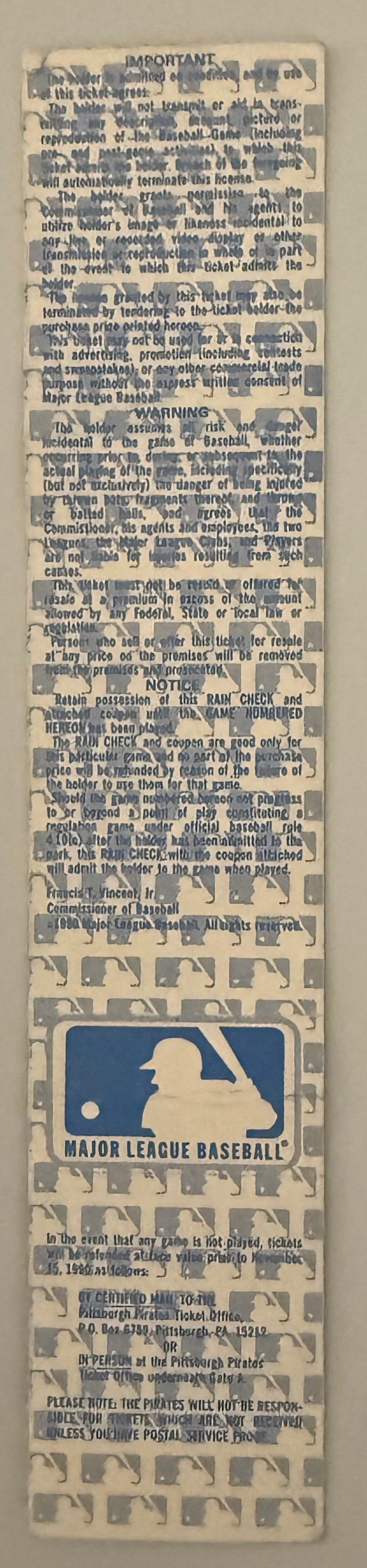 1990 NLCS Game 3, Cincinnati versus Pittsburgh