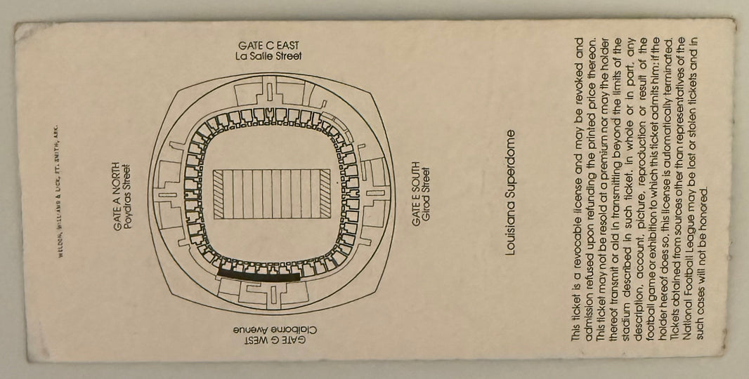 January 15, 1978, Super Bowl XII (1978), Denver versus Dallas (Crease)