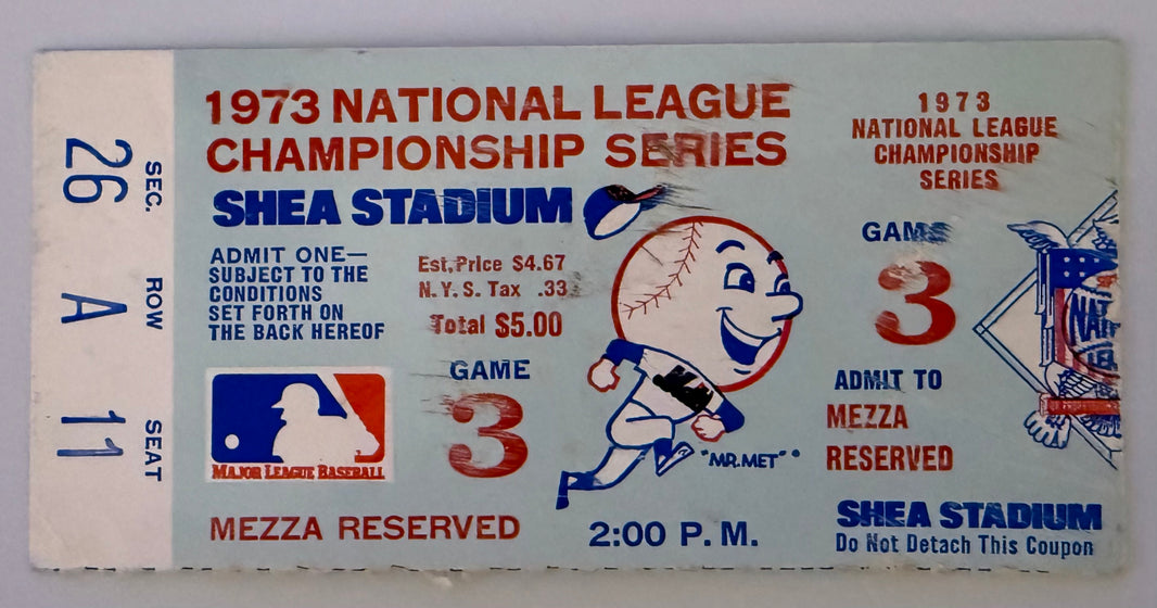 1973 NLCS Game Three, Pete Rose/Bud Harrelson Fight (Condition)